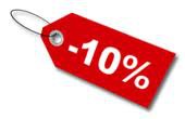 10% offert aux membres de nos partenaires (promotion permanente)